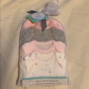 4 Carter’s Preemie onesies for baby girl